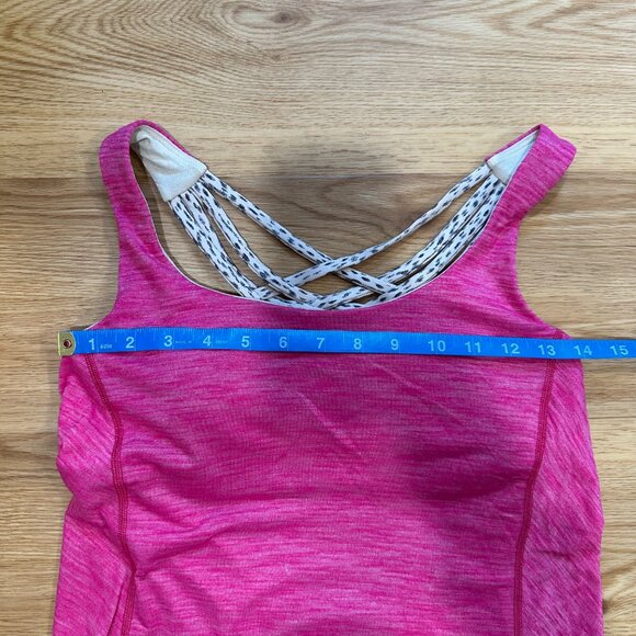Lululemon Wild Tank Top Pink Size 6 - Picture 9 of 10